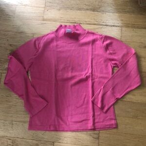 Talbots Pink Cowl Neck Sweater